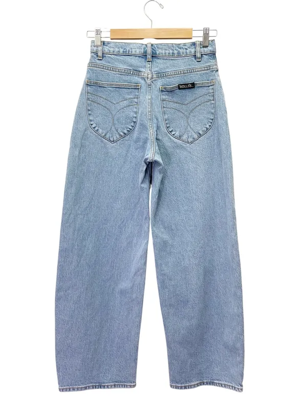 Rolla’s Gigi Barrel Jeans Size 26 High Rise Curved Leg Light Wash Denim - Image 3