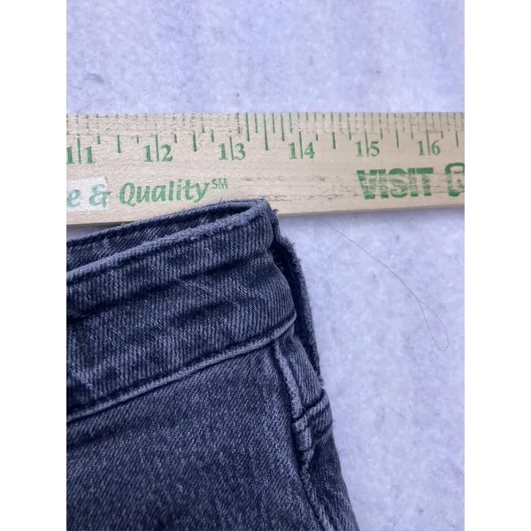 Madewell Curvy Perfect Vintage Straight Jean Womens 26 Gray Raw‎ Hem Denim - Image 5
