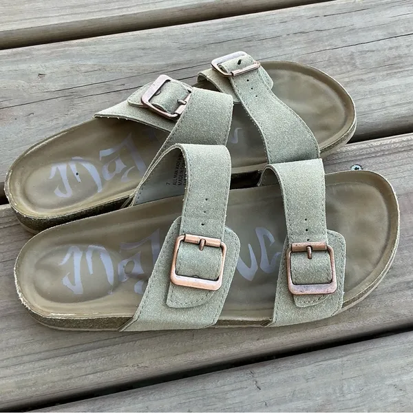 Target Faux Suede Double Strap Sandals🌷🌷 - Image 3