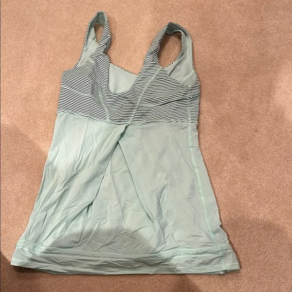 Athletica Striped Mint Tank Top - Image 2