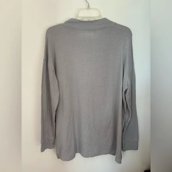 Abercrombie & Fitch Soft A&F Cozy Turtleneck Sweater Large Gray - Image 10