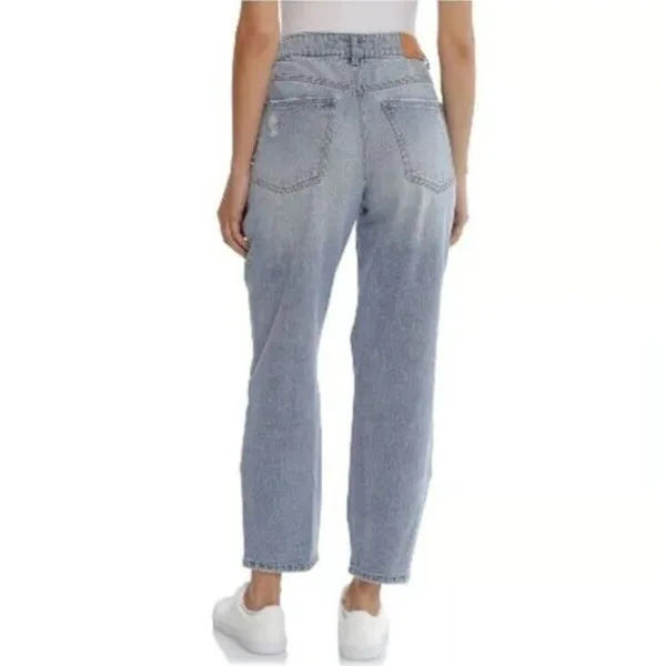 Anthropologie Avec Les‎ Filles Jeans Womens 27 Blue Distressed High Waist Denim - Image 4