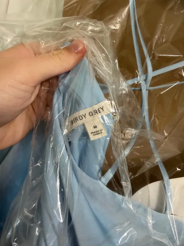 Birdy Grey Blue Bridesmaid Dress - Image 4