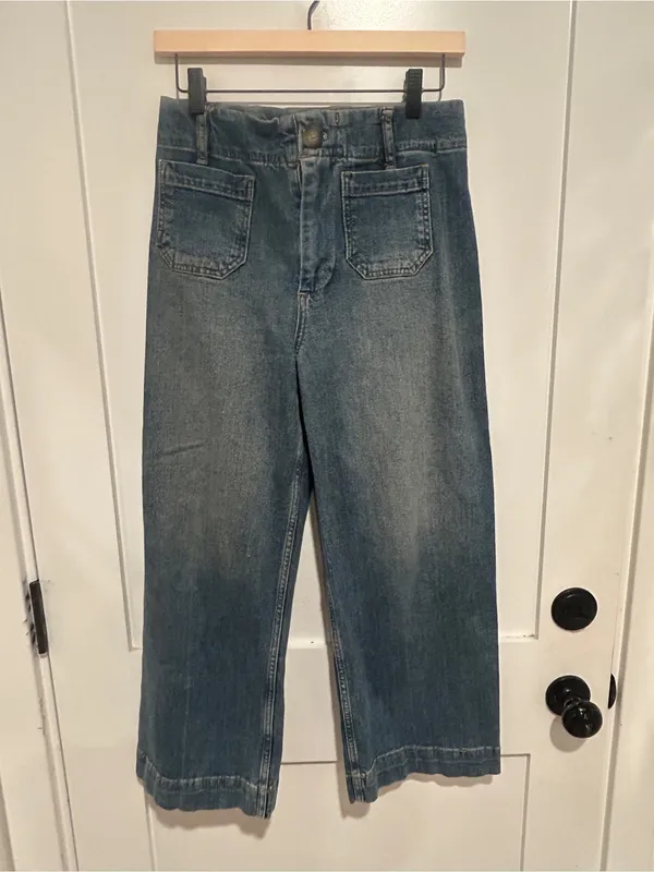 Anthropologie Pilcro The Skipper wide leg Jean Sz 26 - Image 2