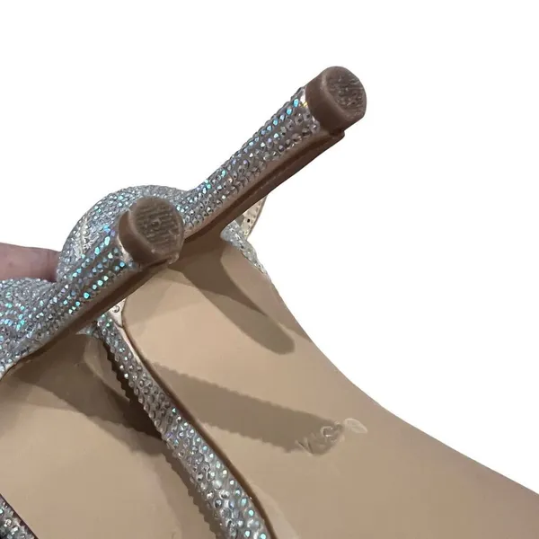 Betsey Johnson Woman's Rhinestone High Heel‎ SB-Cole Champagne Size US 8.5 - Image 10