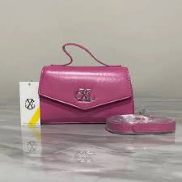 CXL by Christian Lacroix Laine Matte Patent Crossbody Pink NWT SummerStyle - Image 9