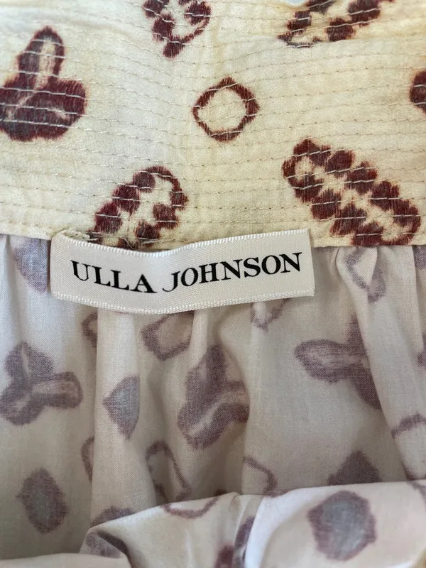 Ulla Johnson Aminta Ruffle
Mini Skirt in Beige Opal - Image 8