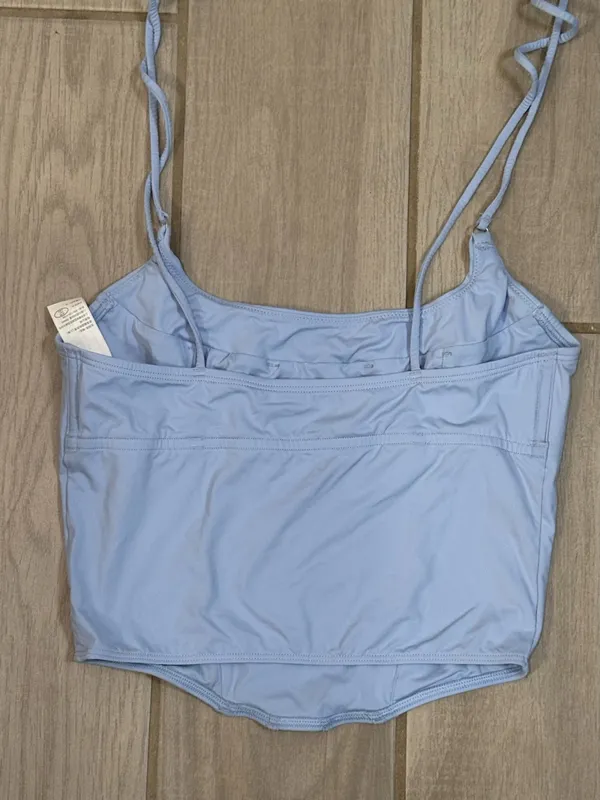 Gilly Hicks Light Blue croset Cami Tank size M - Image 3