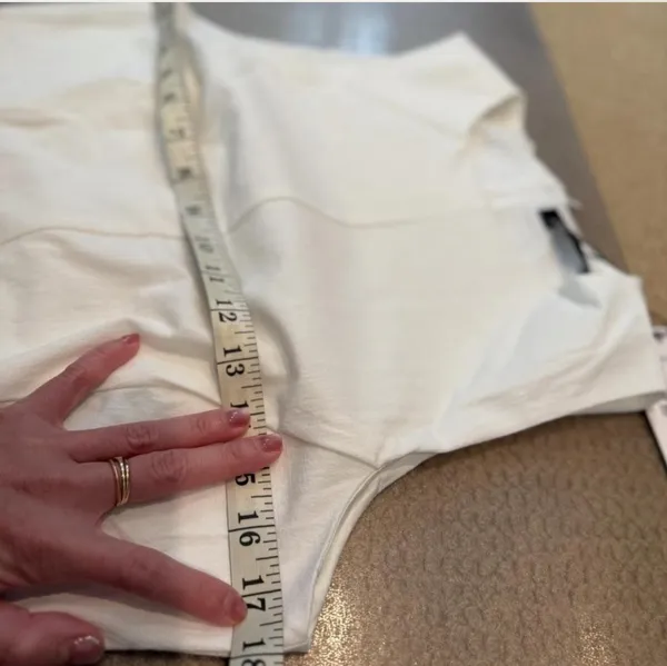 Zara Off White Sleeveless Midi Dress Size M - Image 3