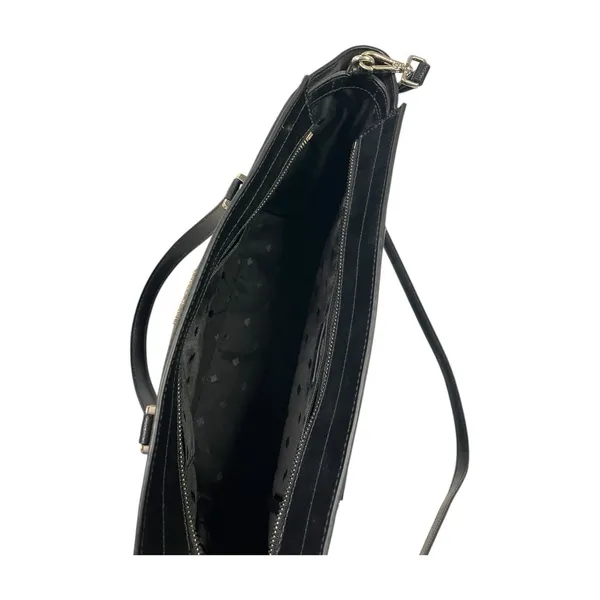 Kate Spade Patterson Drive Geraldine Satchel Black Pebbled Leather Crossbody - Image 10
