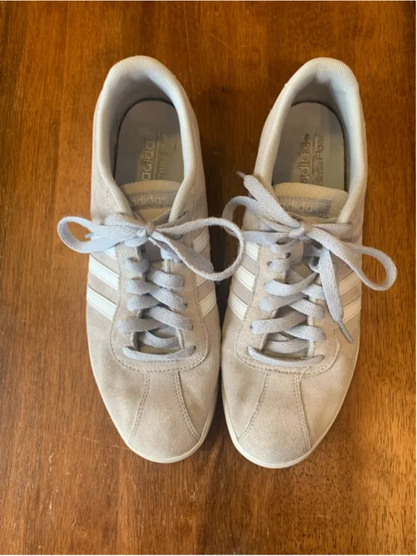 Adidas Sneakers 8.5 Grey White - Image 2
