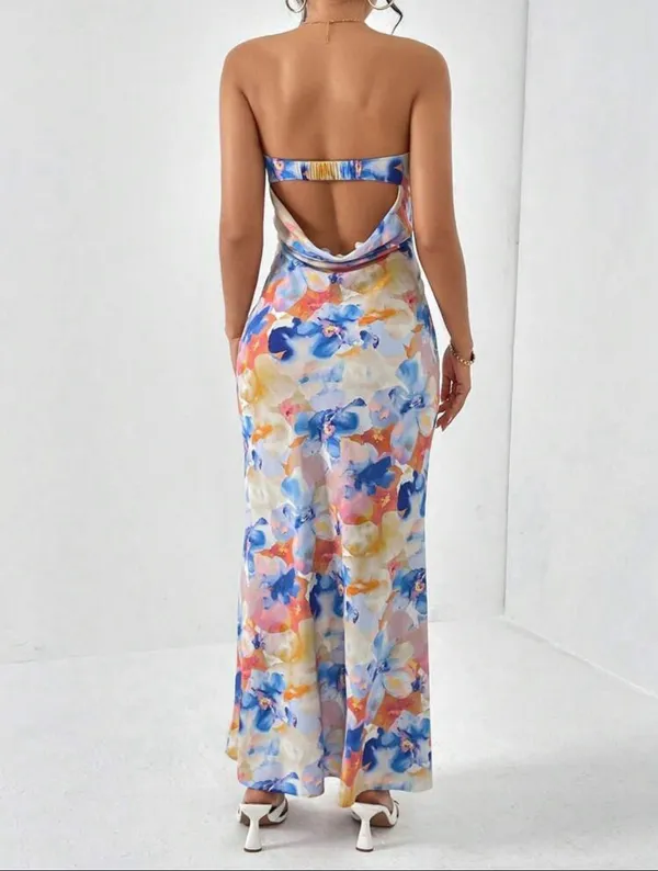 SheIn Lightweight strapless maxi - Image 2
