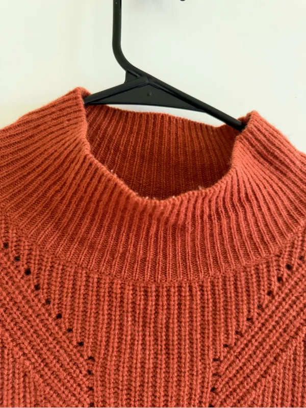 Cashmere charter club luxury mock neck sweater fall cozy - Image 3