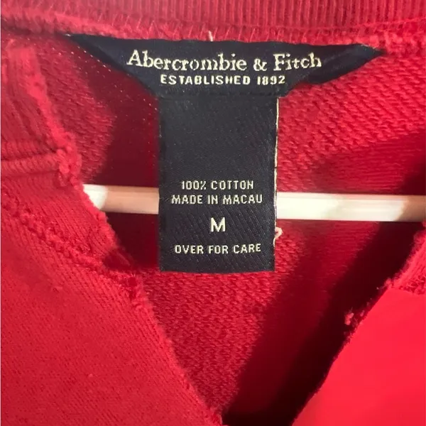 Abercrombie & Fitch Red Sweatshirt - Image 2