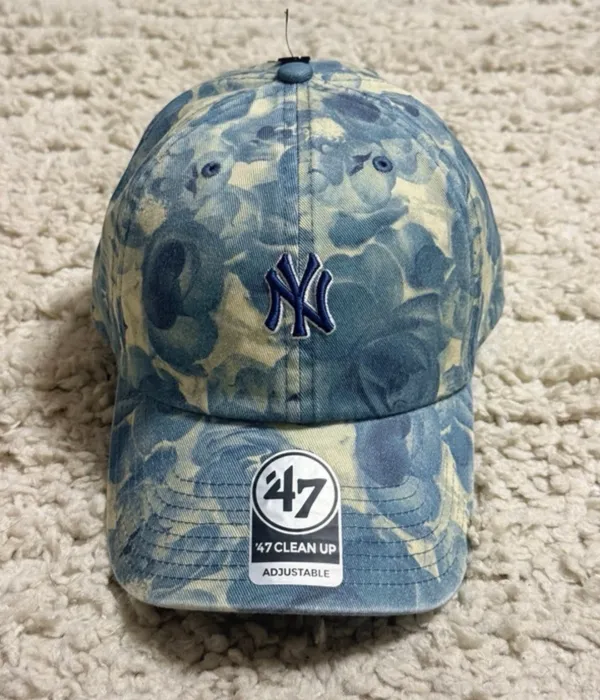 New 47 Brand New York Yankees Gardenia ’47 Clean Up Hat - Image 2