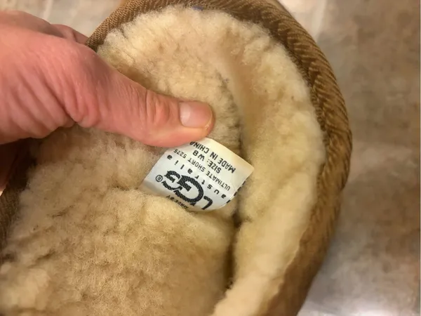 Ugg Australia Tan Womens Genuine Leather Short Boots Shearling Fur Us 8 - Image 2