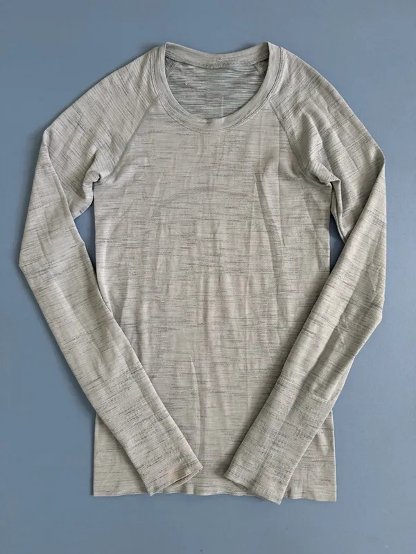 Lululemon Swiftly Tech Long Sleeve Shirt 2.0 Creamy Mint Multi‎ W3EXBS - Image 4