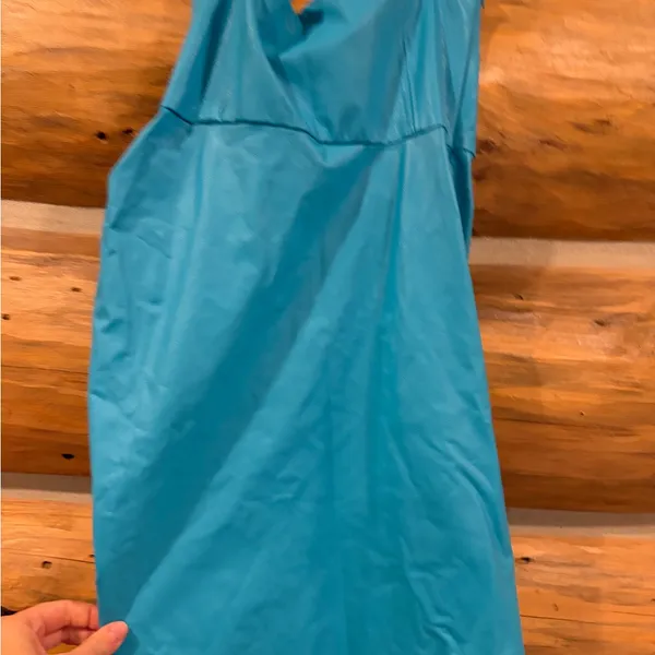 Amanda Uprichard Mohan Dress Marina Blue Short Sleeveless size S - Image 8