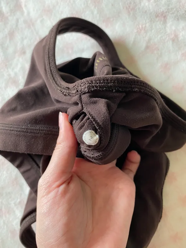 Lululemon Brown  Align Tank Gold Detail - Image 3