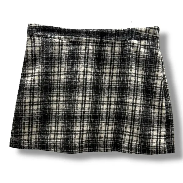Mud Pie Black Plaid Skirt - Women's Size Large - New with‎ Tags! - Image 4