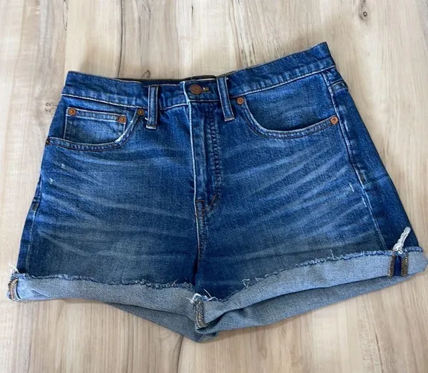 Madewell High Rise Jean Shorts - Image 2
