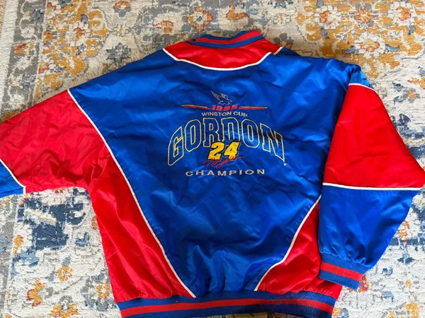 Jeff Gordon authentic NASCAR jacket Blue Size XL - Image 6