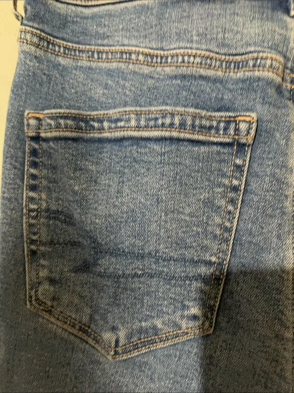 American Eagle Outfitters Light Blue Distressed Boyfriend Jeans - Image 7