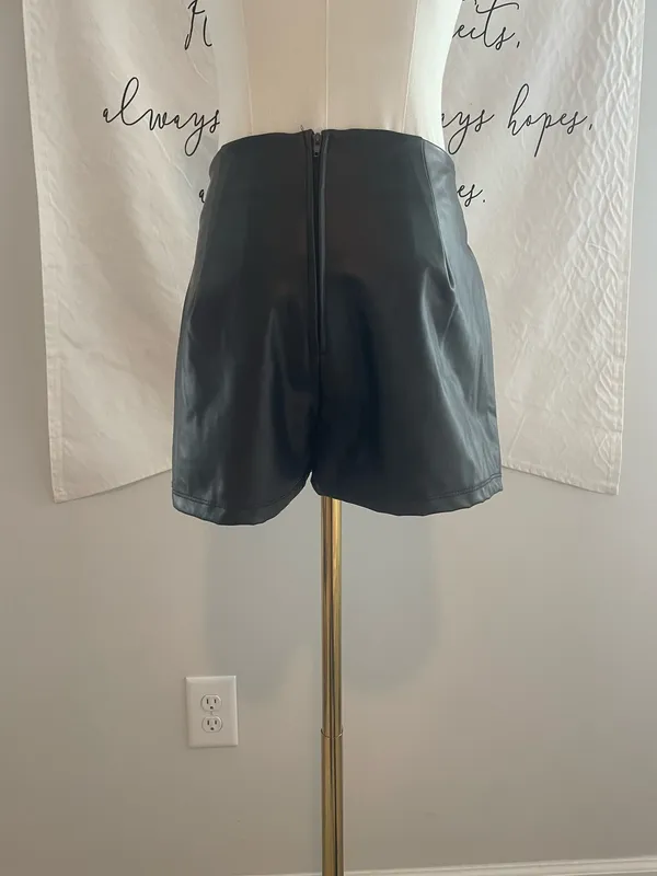 Altar'd State Faux Leather Skirt Mini Size XS - Image 3