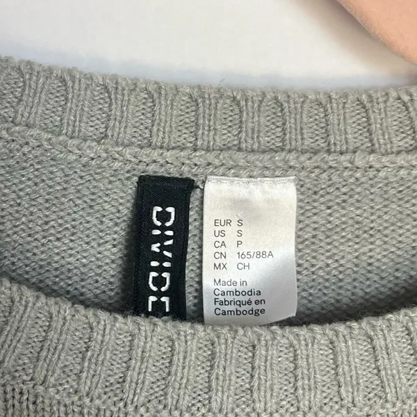 Divided Knit Christmas Sweater Size S - Image 2