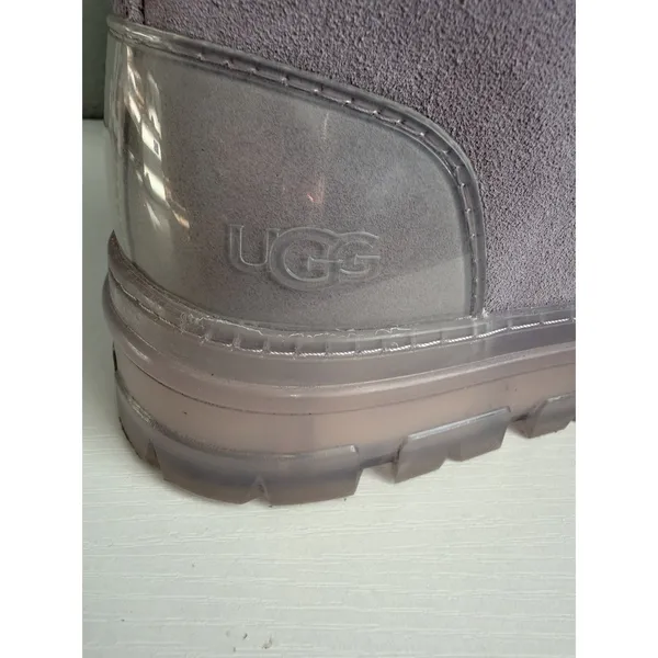 UGG Neumel Clear Chukka Suede Boots Women's Sz 9 1137030 Lilac Purple Lavender - Image 4