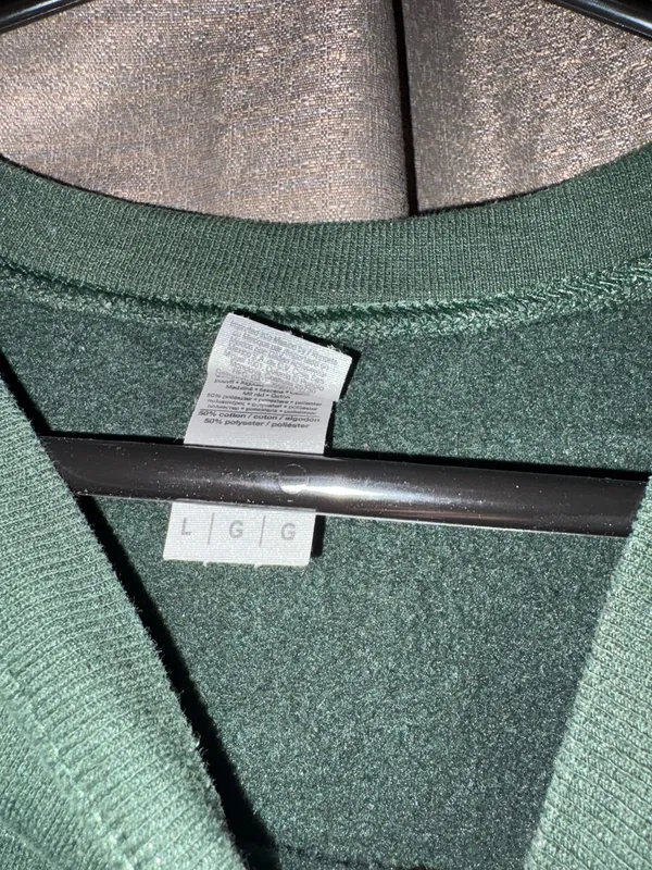 Liam Payne Sweatshirt Green Size L - Image 2