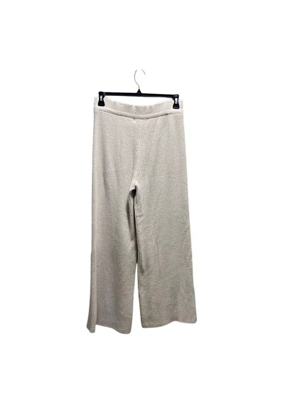 Spiritual Gangster High Rise Wide Leg Knit Sweater Pants Cream Size L Neutral - Image 10