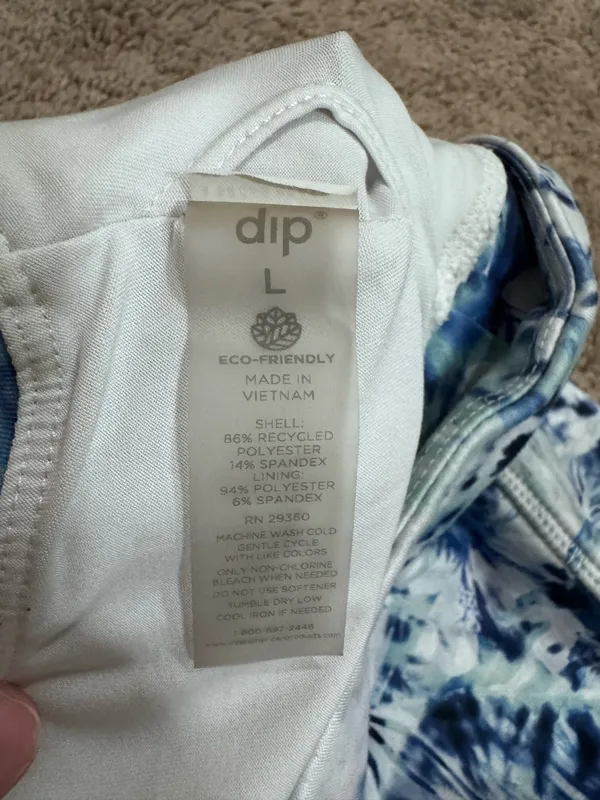 Dip Sports Bra Blue Size L - Image 2