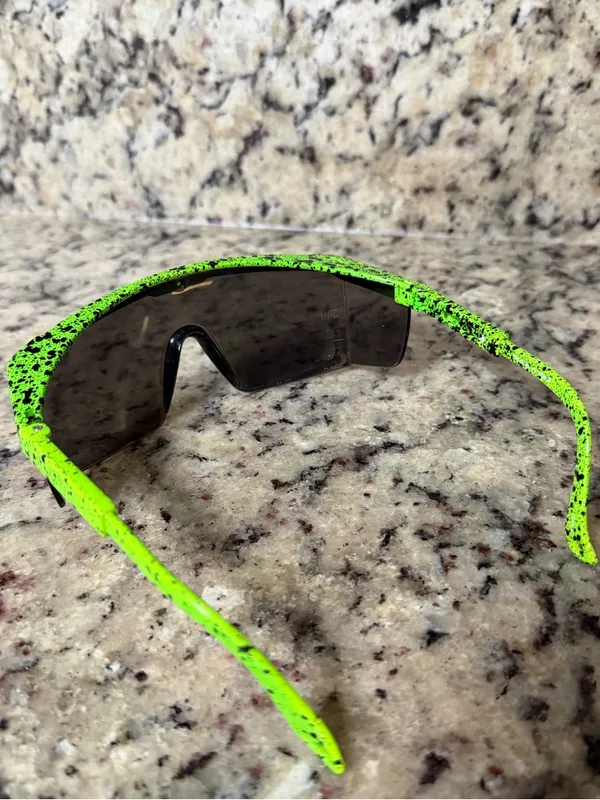 Dolls Kill Neon Green Sunglasses - Image 3