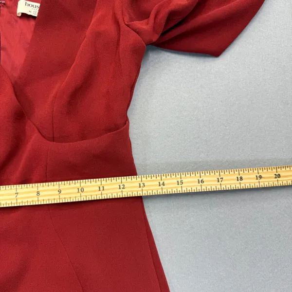 House of CB Caprice Red One Shoulder Long Sleeve Mini Dress SB5802 Womens Size S - Image 5