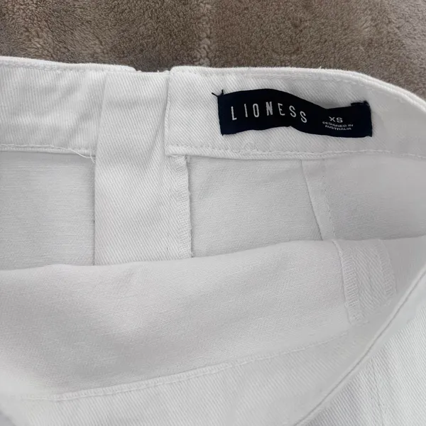 Princess Polly Lioness “the Lola” white mini slit denim Skirt - Image 4