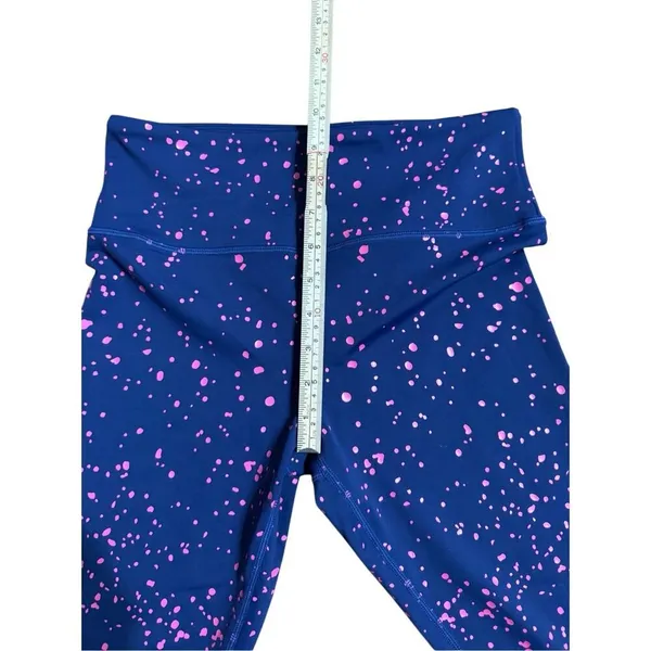 Zyia‎ Active Splash Navy Pink Light n Tight Hi-Rise Athletic Leggings 7/8 Sz 6-8 - Image 8