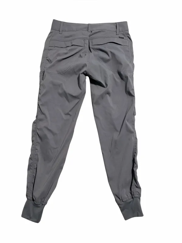 Prana Ladies Gray Activewear Joggers Size 2 - Image 3