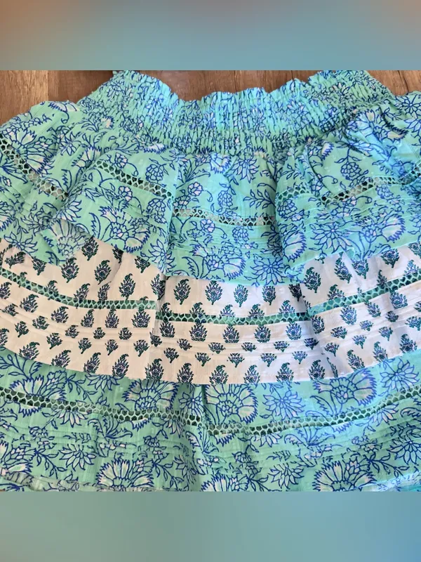 Roller Rabbit x Target Women's Garden Floral Smocked Peplum Tank Top and skirt - Image 7