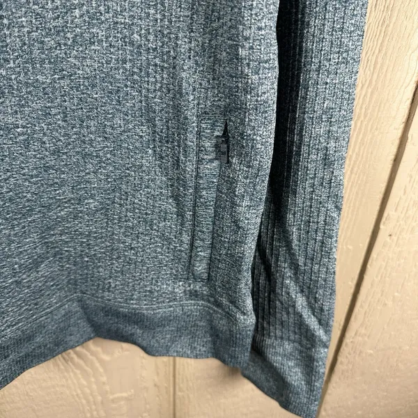 Lululemon Engineered Warmth Half-Zip 1/4 Zip Pullover Women's 8 Teal Blue Active - Image 3