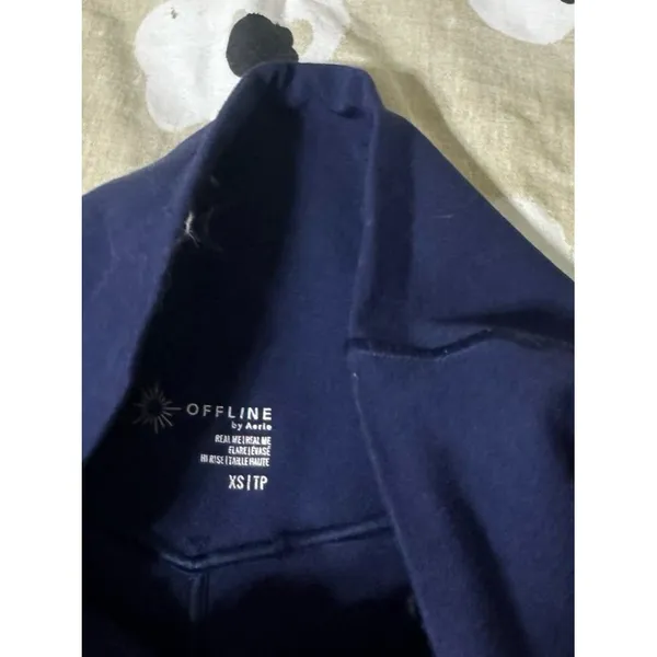 Aerie navy flare pants - Image 2