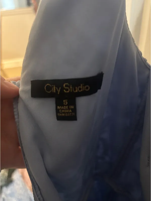 Macy’s Formal Blue Dress - Image 3