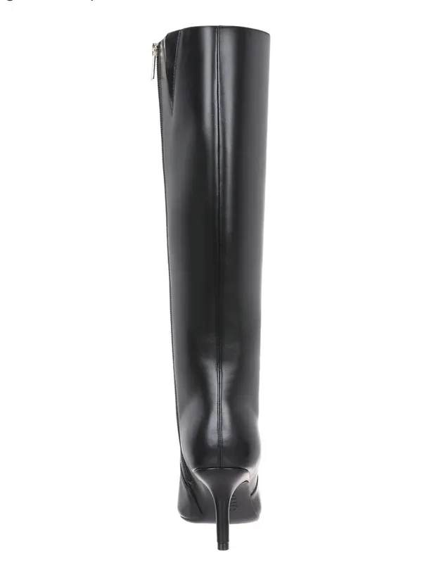 INC International Concepts Mckennaa Pointy Toe black wide calf Boots 7.5 NEW - Image 3