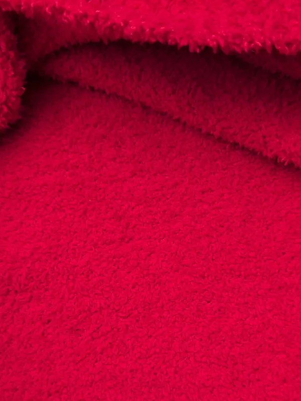 Sincerly Jules Fuzzy Turtle Neck Sweater Red - Image 11