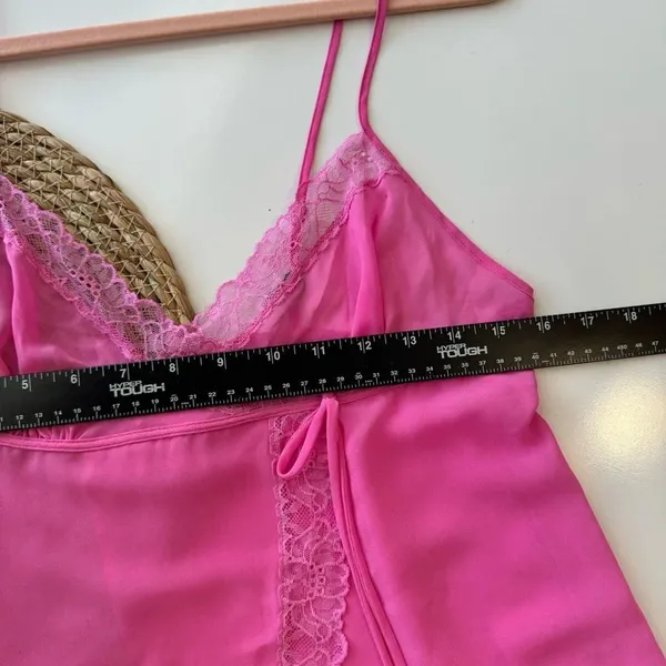 Hot pink Victoria’s Secret sheer‎ babydoll Small - Image 3
