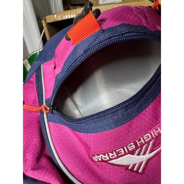 High‎ Sierra Suspension Strap System Backpack Pink Navy Blue School Travel Bag - Image 12