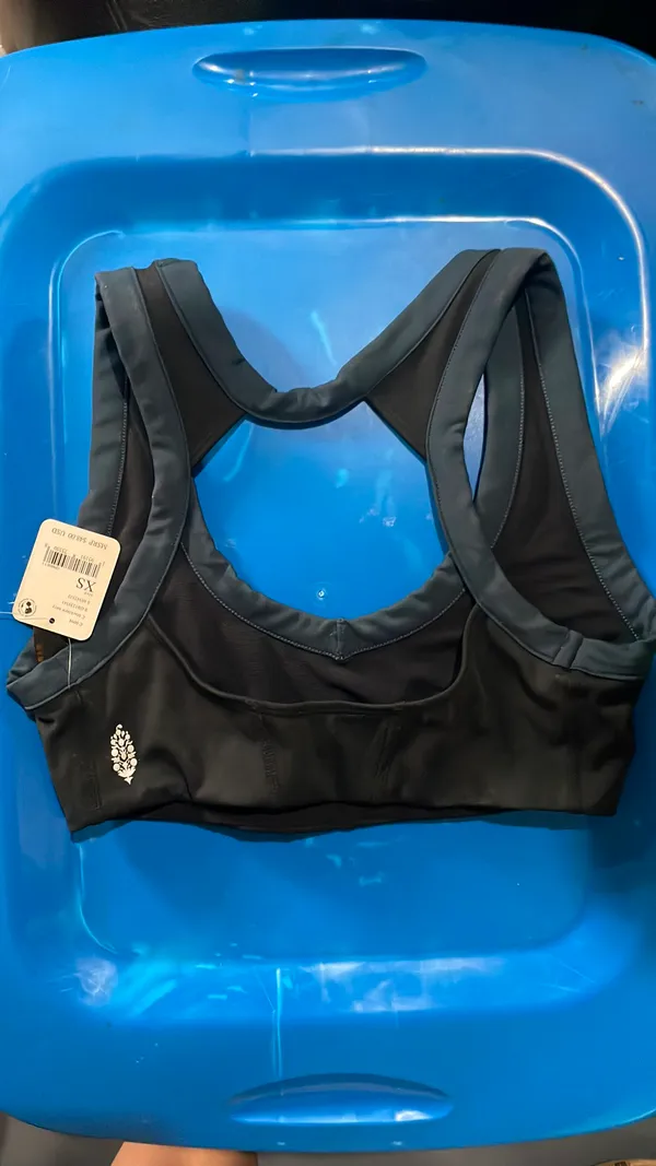 FP Movement by Free People Rebel Women's Contrast Scoopneck Sports Bra Size S - Image 5