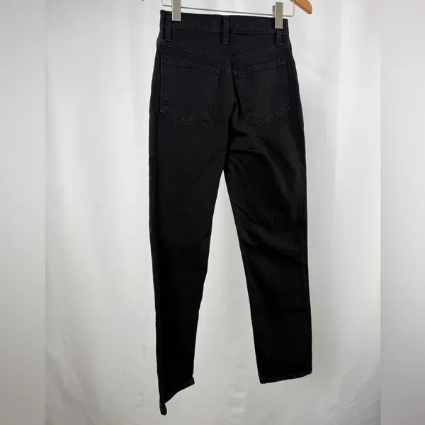 Abercrombie & Fitch Ultra High‎ Rise 90s Straight Jean in Black Size 24 or 00 - Image 8