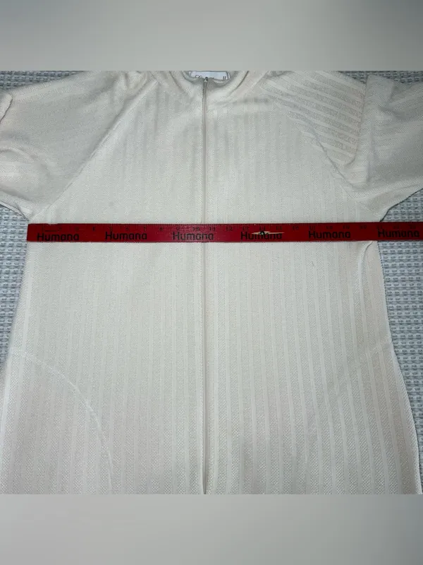 STAN HERMAN Half Zip Light Terrycloth Robe Getting Ready Housecoat Pockets Large - Image 6