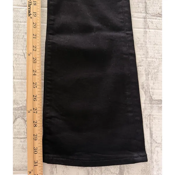 Levis 725 High Rise Bootcut Jeans Midnight Gaze Black Stretch Denim Sz 28/32 - Image 6